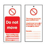 Tagout: Advarsel Tags