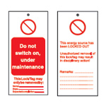 Tagout: Advarsel Tags