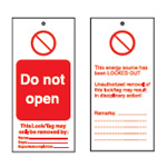 Tagout: Advarsel Tags