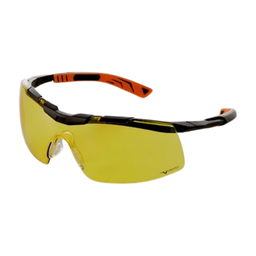 [32-U-5X6-030003] Ultra-let sikkerhedsbrille, justérbare stænger anti dug og anti rids samt kun 26 gram V400 RESTSALG SÅ LÆNGE LAGER HAVES
