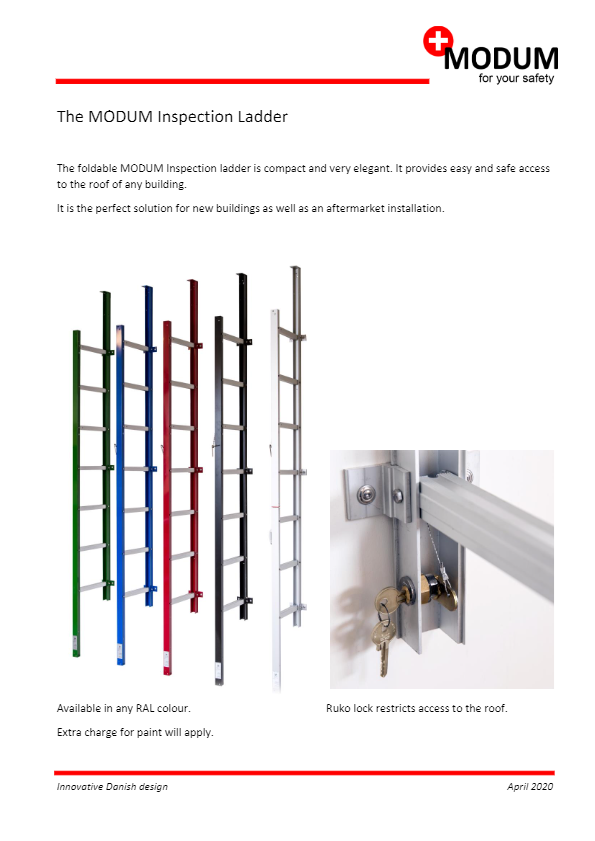 MODUM Product sheet Inspection Ladder - EU | Alt om PPE